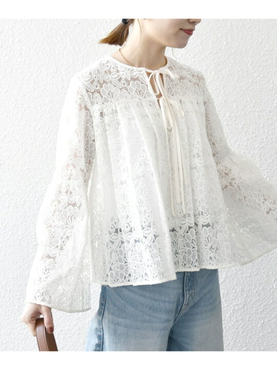 楽天市場】【SALE／30%OFF】SHIPS any:＜手洗い可能＞フラワーレース 