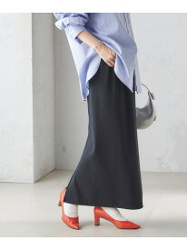 ＜手洗い可能＞リブ ジャージー 2WAY ストレッチ スカート SHIPS WOMEN シップス スカート その他のスカート ブラウン ブラック グレー ベージュ【送料無料】[Rakuten Fashion]