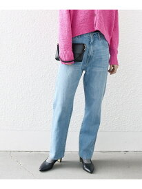 SHIPS any: ハイライズストレート デニムパンツ2[SHIPS any DENIM] SHIPS any シップス パンツ ジーンズ・デニムパンツ ブルー ネイビー ホワイト【送料無料】[Rakuten Fashion]