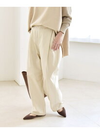 【SALE／30%OFF】quaranciel:＜洗濯機可能＞コクーン ワイド チノ パンツ quaranciel シップス パンツ チノパンツ ベージュ【RBA_E】【送料無料】[Rakuten Fashion]