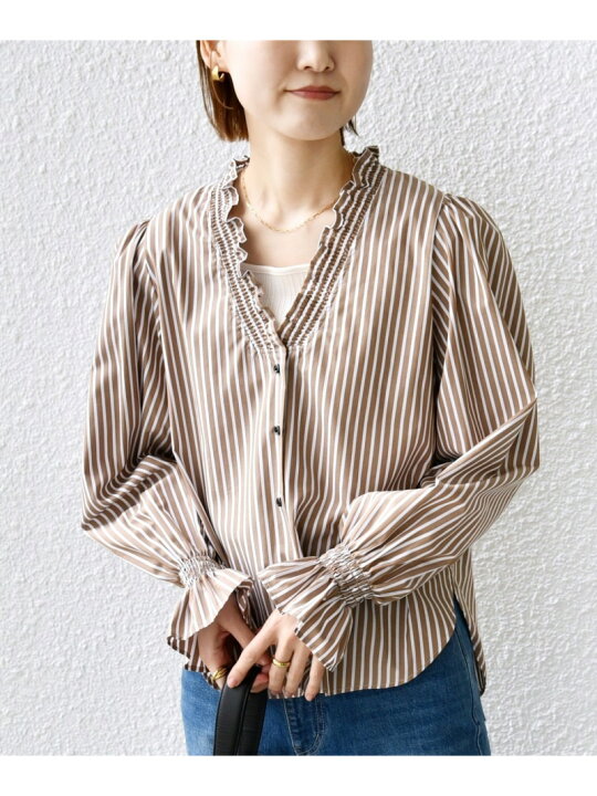 楽天市場】【SALE／50%OFF】【WEB限定】＜手洗い可能＞ シャーリング V 