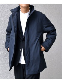 【WEB限定】SHIPS any:＜撥水/防風等＞多機能 スタンドカラー ダウン ミドル コート 25AW◇ SHIPS any シップス ジャケット・アウター ダウンジャケット・ダウンベスト ネイビー ブラック ブラウン【送料無料】[Rakuten Fashion]