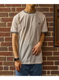 【SALE／20%OFF】【SHIPS別注】FRED PERRY: M1588 TWIN TIPPED Tシャツ SHIPS MEN シップス トップス カットソー・Tシャツ ホワイト ブラック【RBA_E】【送料無料】[Rakuten Fashion]