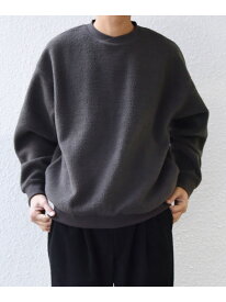 【SALE／40%OFF】SHIPS any:＜洗濯機可能＞ボア フリース レイヤード ネック プルオーバー◇ SHIPS any シップス トップス スウェット・トレーナー グリーン ベージュ ネイビー【RBA_E】【送料無料】[Rakuten Fashion]