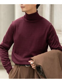 SHIPS:＜手洗い可能＞HANDFRAME 16ゲージ タートルネック プルオーバー ニット SHIPS MEN シップス トップス ニット ブラック ネイビー ブラウン【送料無料】[Rakuten Fashion]