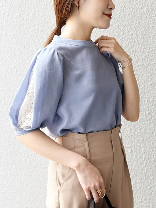 楽天市場】【SALE／50%OFF】*＜手洗い可能＞レースショートスリーブ 