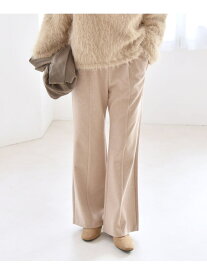 【SALE／50%OFF】quaranciel:＜手洗い可能＞ウォーム ジャージー セミフレア イージー パンツ quaranciel シップス パンツ その他のパンツ ベージュ ブラック【RBA_E】【送料無料】[Rakuten Fashion]