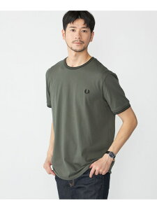 FRED PERRY: M1588 TWIN TIPPED T�V���c SHIPS MEN �V�b�v�X �g�b�v�X �J�b�g�\�[�ET�V���c �O���[�� �l�C�r�[�y���������z[Rakuten Fashion]