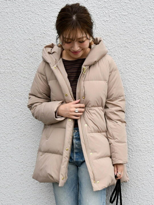 楽天市場】【SALE／30%OFF】Khaju:ショールカラーダウンミディコート 