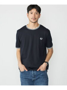 FRED PERRY: M1588 TWIN TIPPED T�V���c SHIPS MEN �V�b�v�X �g�b�v�X �J�b�g�\�[�ET�V���c �l�C�r�[�y���������z[Rakuten Fashion]