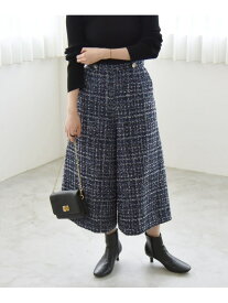 【SALE／30%OFF】quaranciel: ツイード クロップド パンツ(セットアップ対応) quaranciel シップス パンツ その他のパンツ ネイビー【RBA_E】【送料無料】[Rakuten Fashion]