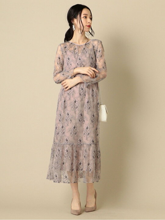 楽天市場】【SALE／70%OFF】little black:レースフレアワンピース  