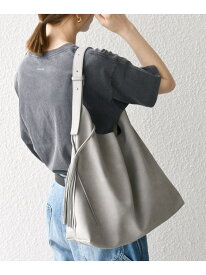 SHIPS any: A4 タッセル ワンショルダー バッグ SHIPS any シップス バッグ トートバッグ ブラウン グレー【送料無料】[Rakuten Fashion]