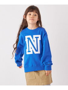 【SHIPS any別注】 Champion: テニスクラブ クルーネック スウェット <KIDS>◇ SHIPS any シップス トップス スウェット・トレーナー ブルー ネイビー グリーン ブラウン グレー【送料無料】[Rakuten F