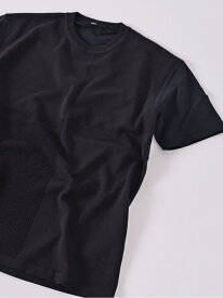 【SALE／60%OFF】SHIPS: ニットドッキング Tシャツ SHIPS シップス スーツ・フォーマル Yシャツ・カッターシャツ ブルー ブラウン グレー ネイビー【RBA_E】[Rakuten Fashion]