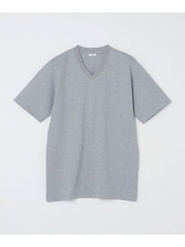 SHIPS: 抗菌・防臭 NANO-FINE(R) コットン Vネック Tシャツ SHIPS シップス トップス カットソー・Tシャツ グレー ホワイト ブラック ピンク グリーン ブルー ネイビー【送料無料】[Rakuten Fashion]