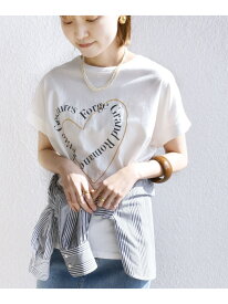 《追加予約》*＜手洗い可能＞バリエーション ロゴ プリントTEE ◆ SHIPS WOMEN シップス トップス カットソー・Tシャツ ホワイト【先行予約】*【送料無料】[Rakuten Fashion]