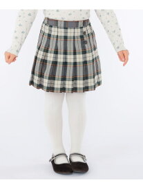 【SALE／60%OFF】SHIPS KIDS:100~130cm / チェック プリーツ スカート SHIPS KIDS シップス スカート ミディアムスカート グリーン【RBA_E】[Rakuten Fashion]