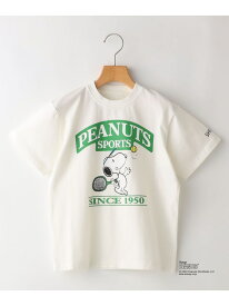 SHIPS KIDS:125~155cm / スヌーピー スポーツ 半袖 TEE SHIPS KIDS シップス トップス カットソー・Tシャツ ホワイト レッド グリーン ブルー【送料無料】[Rakuten Fashion]