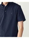 【SALE／10%OFF】【WEB限定】SHIPS: 吸水速乾・UVケア Drymix(R)ワンポイントロゴ ボタンダウン ポロシャツ SHIPS MEN シップス トップス ポロシャツ ブルー グレー ネイビー ベージュ ブラック【RBA_E】【送料無料】[Rakuten Fashion]