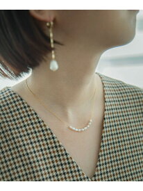quaranciel: フロント パール ネックレス quaranciel シップス アクセサリー・腕時計 ネックレス ホワイト[Rakuten Fashion]