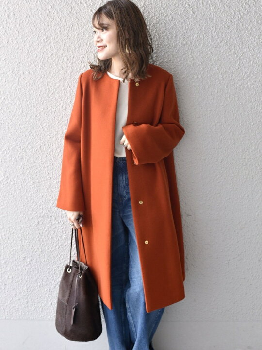 楽天市場】【SALE／30%OFF】MANTECOノーカラーコート◇ SHIPS WOMEN 
