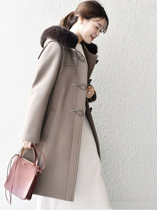 楽天市場】【SALE／30%OFF】フェイクファーダッフルコート◇ SHIPS  