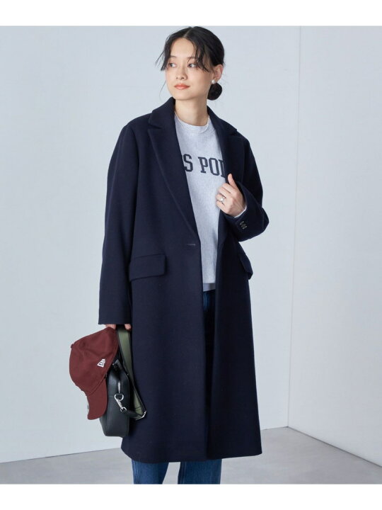 楽天市場】【SALE／50%OFF】SUPER140 ベーシック チェスター コート 