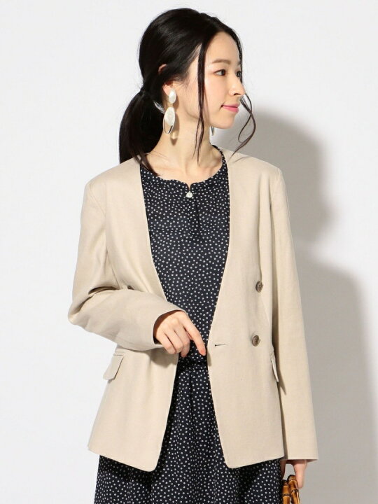 楽天市場】【SALE／50%OFF】ノーカラーダブルジャケット SHIPS WOMEN 