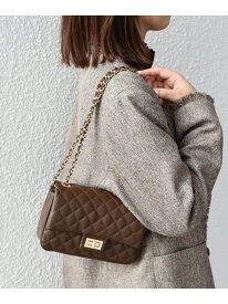 SHIPS Colors:キルティング チェーン バッグ◇ SHIPS Colors シップス バッグ ショルダーバッグ ブラウン シルバー ベージュ ワインレッド ブラック ホワイト レッド【送料無料】[Rakuten Fashion]