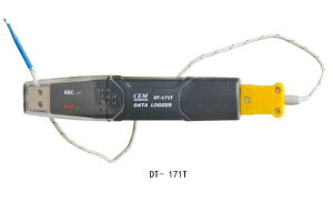 CEM 【メーカー正規品】 DT-171T 温度計データロガータイプK 大容量メモリ USBインターフェース サンプリング アラーム表示機能 耐久性 長時間稼働 長持続バッテリー データ分析機能 分析ソフ