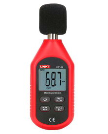 UNI-T 【メーカー正規品】 ミニタイプ騒音計 UT353 騒音レベル dB単位 低電力 連続20時間 軽量 騒音監視 工業用 環境音量測定 MAX / MINモード オートパワーオフ オーバー/アンダーレンジ表示 データホールド LCDバックライト
