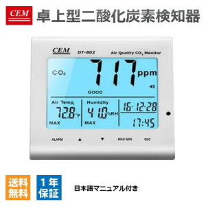 CEM y[J[Kiz DT-802 ^_Yfm CO2 _Yf  v ZT[ j^[ xv Zxv C Ld NDIR [J[ۏ 