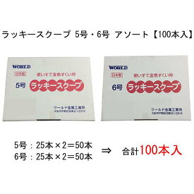 ラッキースクープ　5号＆6号 アソート【100本入】おもちゃ　玩具　景品　イベント　お祭り　縁日　金魚すくい　人形すくい　ポイ　すくい　領収書