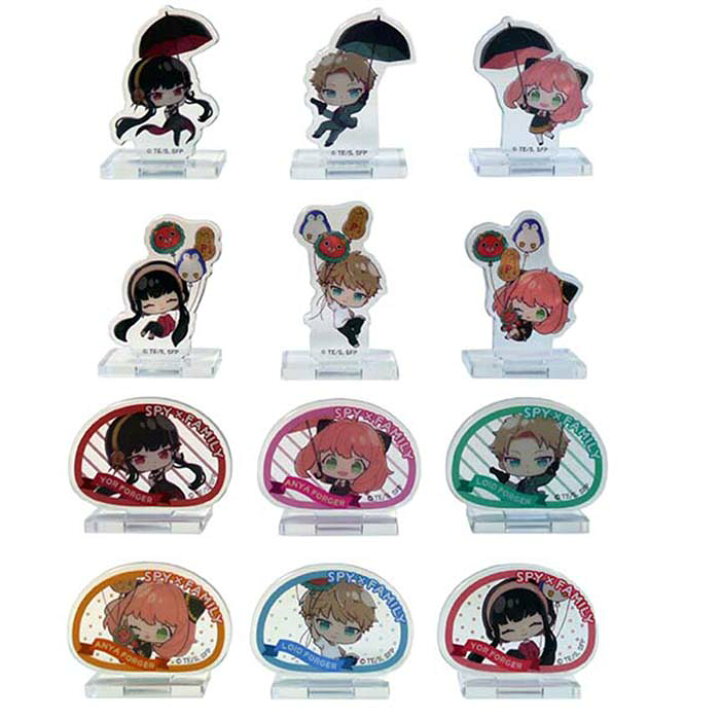 楽天市場】SPY×FAMILY トレーディングアクリルミニスタンド【12個入り 