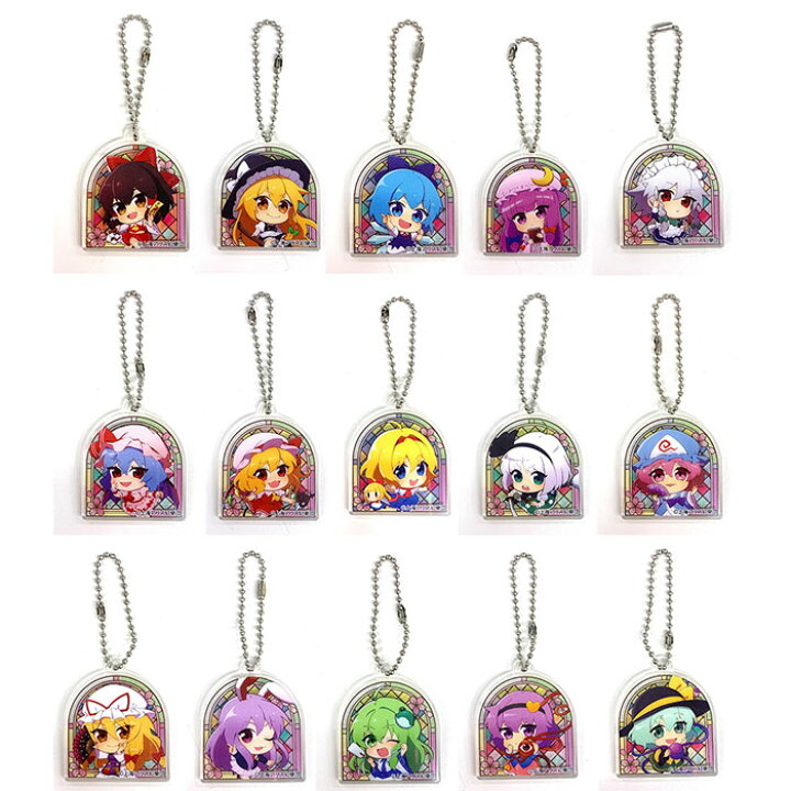 楽天市場】東方project TD コレクト アクリルキーチェーン【15個入り 