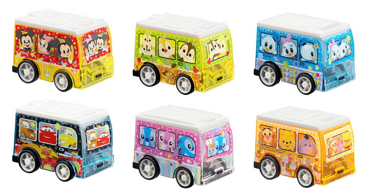 楽天市場】ディズニー スクールバスプルバックカー2【24個入り 