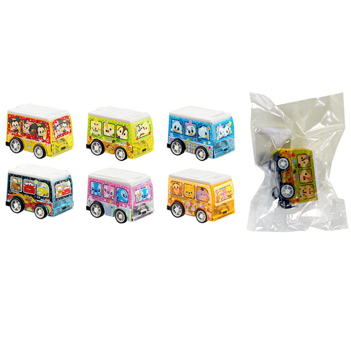 楽天市場】ディズニー スクールバスプルバックカー2【24個入り 