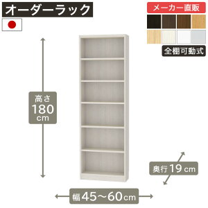 ��1cm�P�ʃI�[�_�[���b�N ����180cm ��45cm����60cm ���s19cm F2�X�^�[���� �S�I�� �{�I �V�F���t �^�i���I ���[�Ƌ� ����Y��
