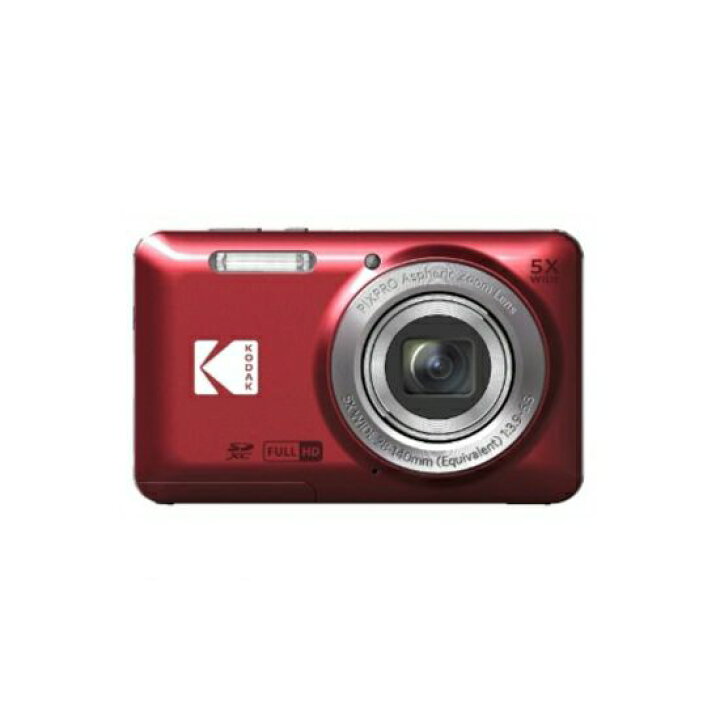 楽天市場】コンパクトデジタルカメラ Kodak PIXPRO FZ55 レッド 