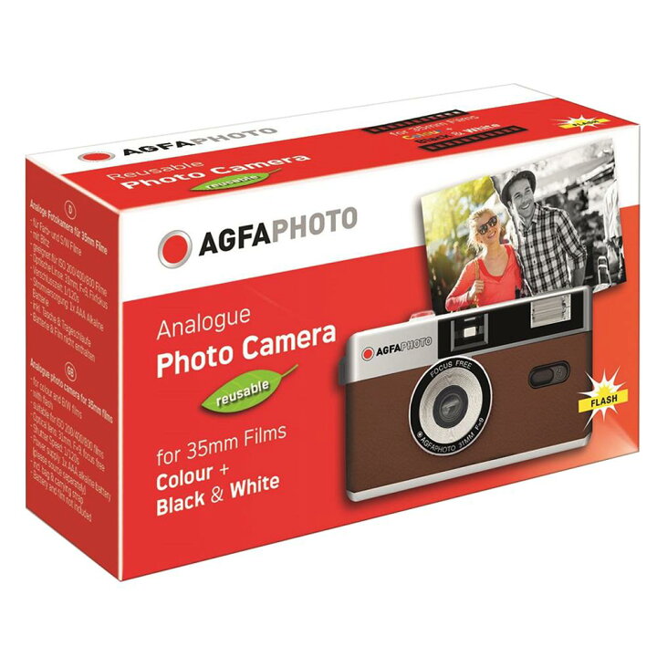 楽天市場】フィルムカメラ Agfa Photo Reusable Photo Camera 35mm coffe brown : シライカメラ 楽天市場 店