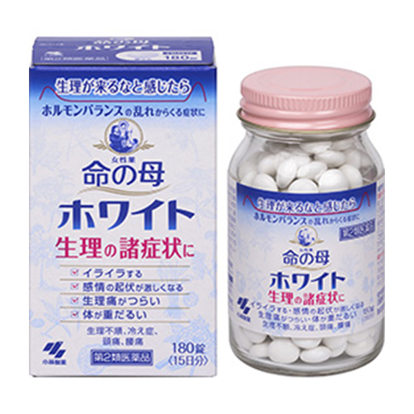 【第2類医薬品】命の母ホワイト 180錠（15日分） 小林製薬 女性保健薬 白石薬品Online Shop 