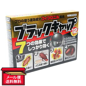 ★在庫処分なくなり次第販売終了★【送料無料】【楽天倉庫から毎日発送】【防除用医薬部外品】ブラックキャップ 12個 アース製薬 誘引殺虫剤