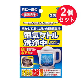 『2個セット』【送料無料】電気ケトル洗浄中 45g(15g×3包) 小林製薬 キッチン掃除用品