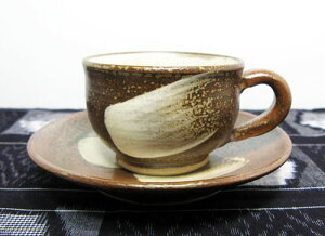 和食器 福岡県伝統工芸品小石原焼 【蔵人窯】手作り コーヒーカップ・コップ刷毛目