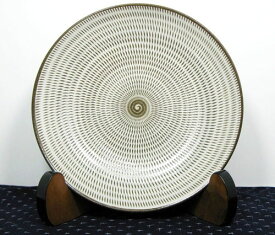 和食器　福岡県伝統工芸品小石原焼　【蔵人窯】手作り　皿　飛びかんな（22cm）