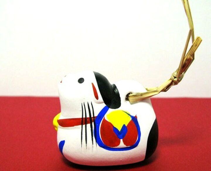 楽天市場 民芸品 郷土玩具お正月飾り 干支 のごみ人形十二支土鈴 犬 いぬ イヌ 小 和風雑貨 不知火