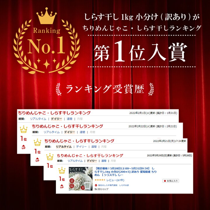 市場】【限定価格!6月25日0:00〜6月27日9:59】 しらす干し1kgブロック(1,000×1) 訳あり 愛知県産 ちりめん 【 シラス干し しらす 減塩 愛知県 ちりめんじゃこ シラス 減塩 国産 愛知 お土産 お歳暮 ギフト お取り寄せ カルボナーラ ペペロンチーノ ピーマン 海鮮 ... 市場】【限定価格!6月25日0:00〜6月27日9:59】 しらす干し1kgブロック(1,000×1) 訳あり 愛知県産 ちりめん 【 シラス干し しらす 減塩 愛知県 ちりめんじゃこ シラス 減塩 国産 愛知 お土産 お歳暮 ギフト お取り寄せ カルボナーラ ペペロンチーノ ピーマン 海鮮 ...