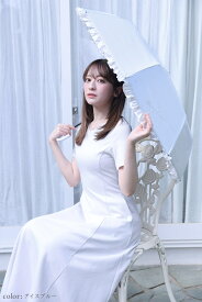★予約受付中★1分で完売した！ 美白ブランドが本気をだした日傘 【折りたたみ】 完全遮光100% UVカット100% 遮熱率88.1% 日本初！一切の曇りない「真っ白な生地」 シロノサクラ。 Sun Crush！UV parasol 〜風鈴草〜 ホワイト アイスグレー アイスブルー 傘袋