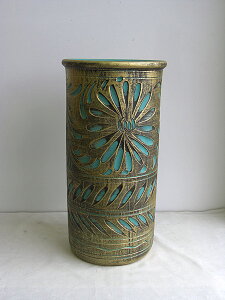 人気商品!!【送料無料】【即納可!!】再入荷しました♪イタリア製 陶器 傘立て グリーンレインラック アンブレラスタンド 玄関収納 オシャレ スリム ※北海道・沖縄・離島は別途